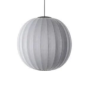Made By Hand  - Knit-Wit 75 Round Pendant LED - Silver